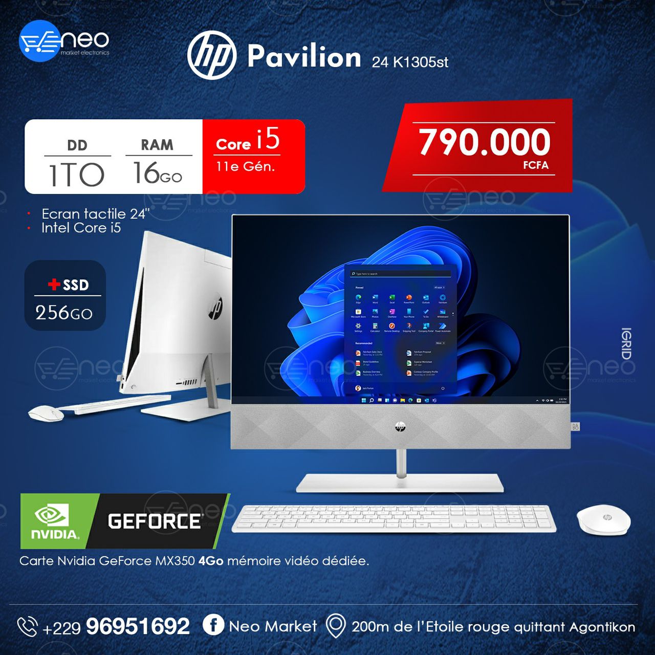 HP pavilion 24-k1305st ALL IN ONE