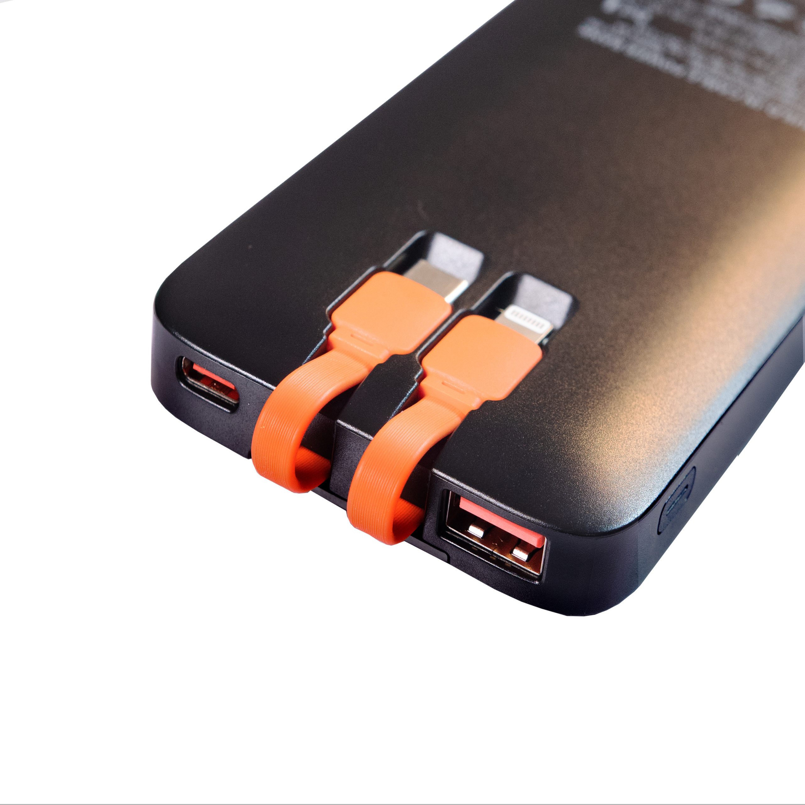 Power bank new age J175-10K 12500mAh  (With In-built Cables)