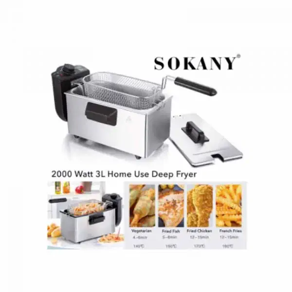 Friteuse électrique Sokany-3L SOKANY